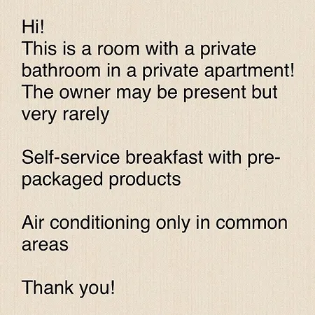 Bed & Breakfast Alessandro Private & Bathroom In Shared